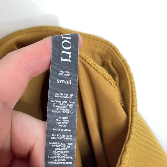 VUORI Rib Studio Legging Mustard Yellow {VV17} - Picture 5 of 6